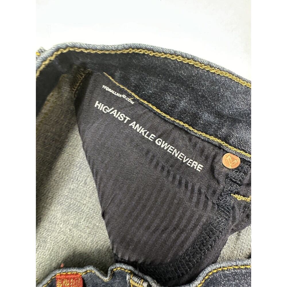 Seven 7 For All Mankind High Waist Ankle Gwenevere Skinny Jeans Pants Size 27 - Picture 3 of 8